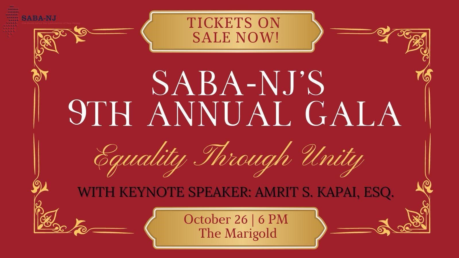 SABA-NJ’s 9th Annual Gala